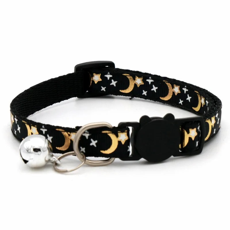 Collier Chat à Grelot Motif Empreintes