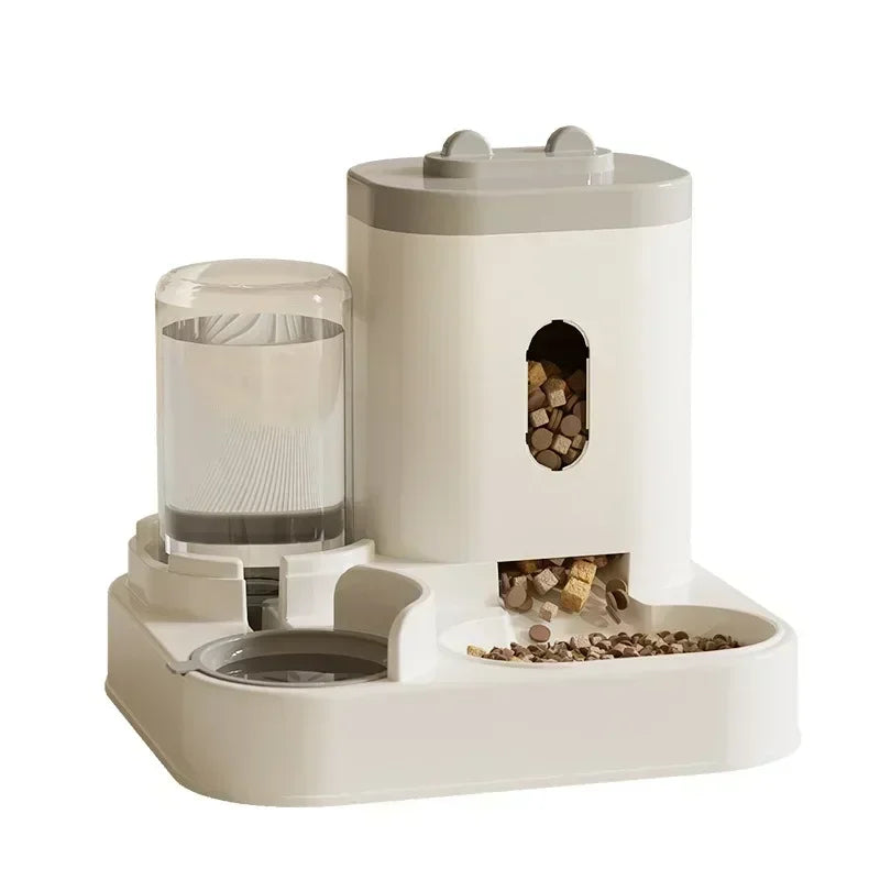 Distributeur de Croquettes et Eau Compact