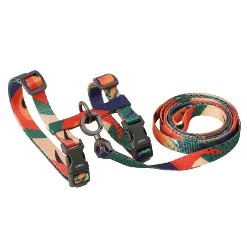 Cat Harness and Leash Set Cats Escape Proof  Adjustable Kitten Harness for Large Small Cats Lightweight Soft Pet Safety Harness
