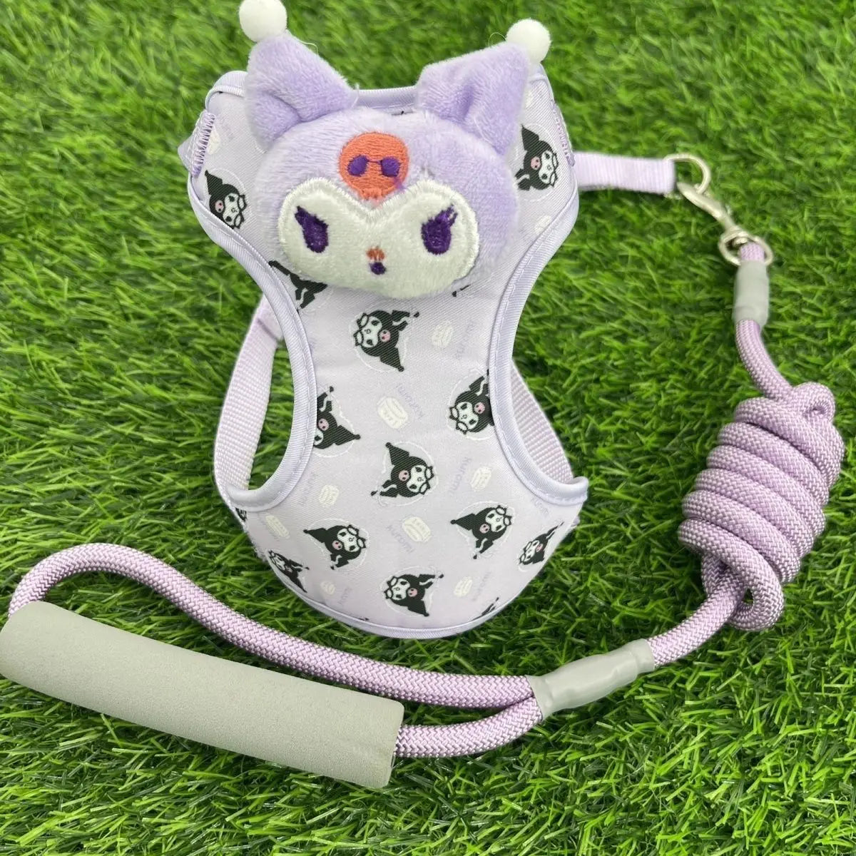 Anime Sanrio New Pochacco Traction Rope Break Free From Vest Small Cat Strap Rope Adjustable Dog Walking Leash Cartoon Kawaii