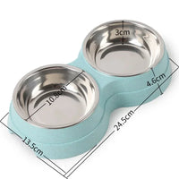 Duo de Gamelles Chat Compactes