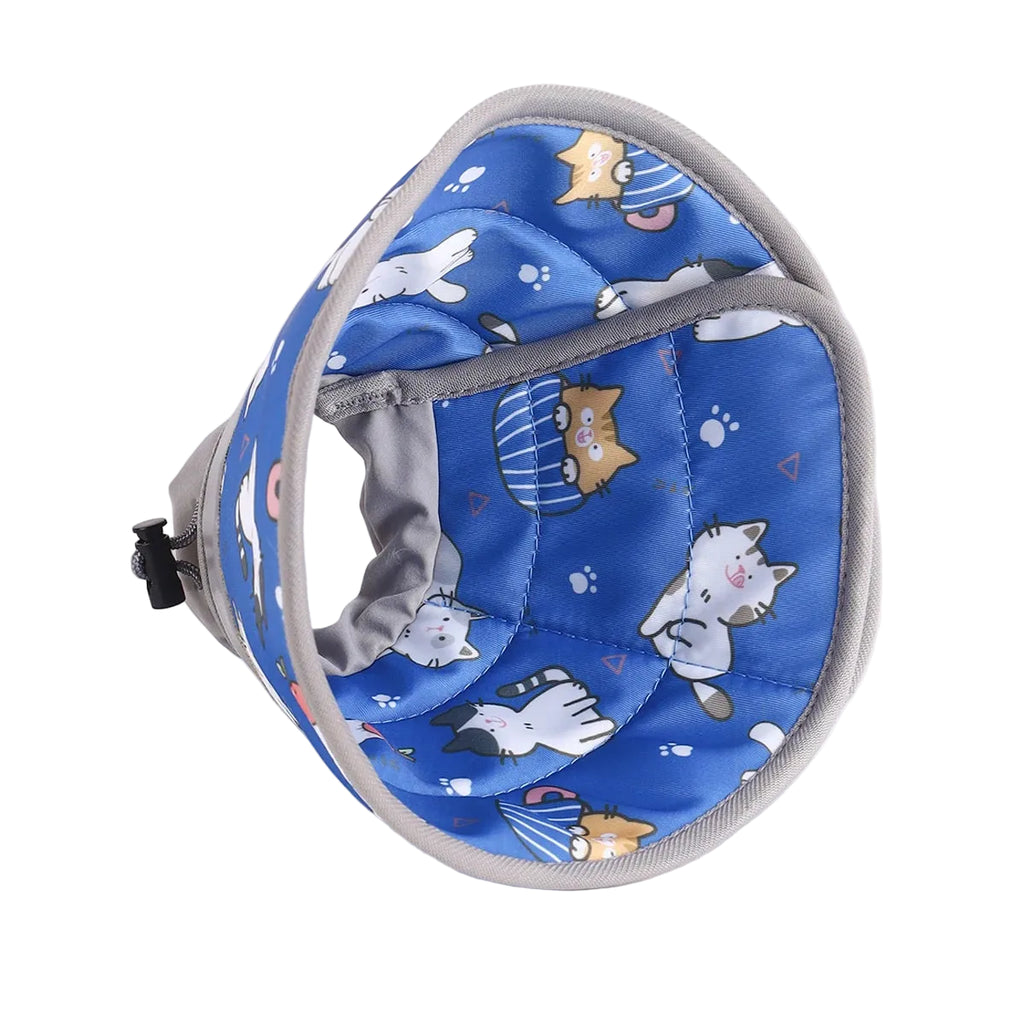 Collerette Chat Souple Motif Pêche
