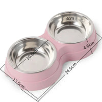 Duo de Gamelles Chat Compactes