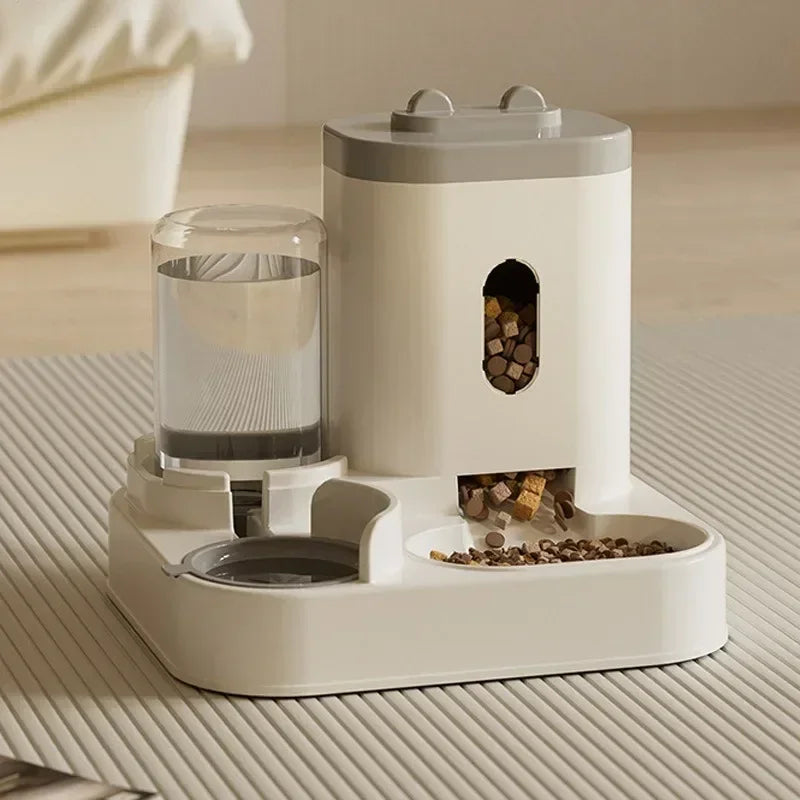 Distributeur de Croquettes et Eau Compact