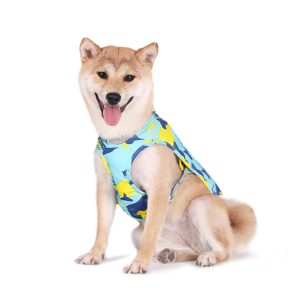 2022 New Winter Pet Dog Jacket Vest Harness Waterproof Reflective Dogs Clothing Coat Warm Outfits Pet Clothes Vest with Leash