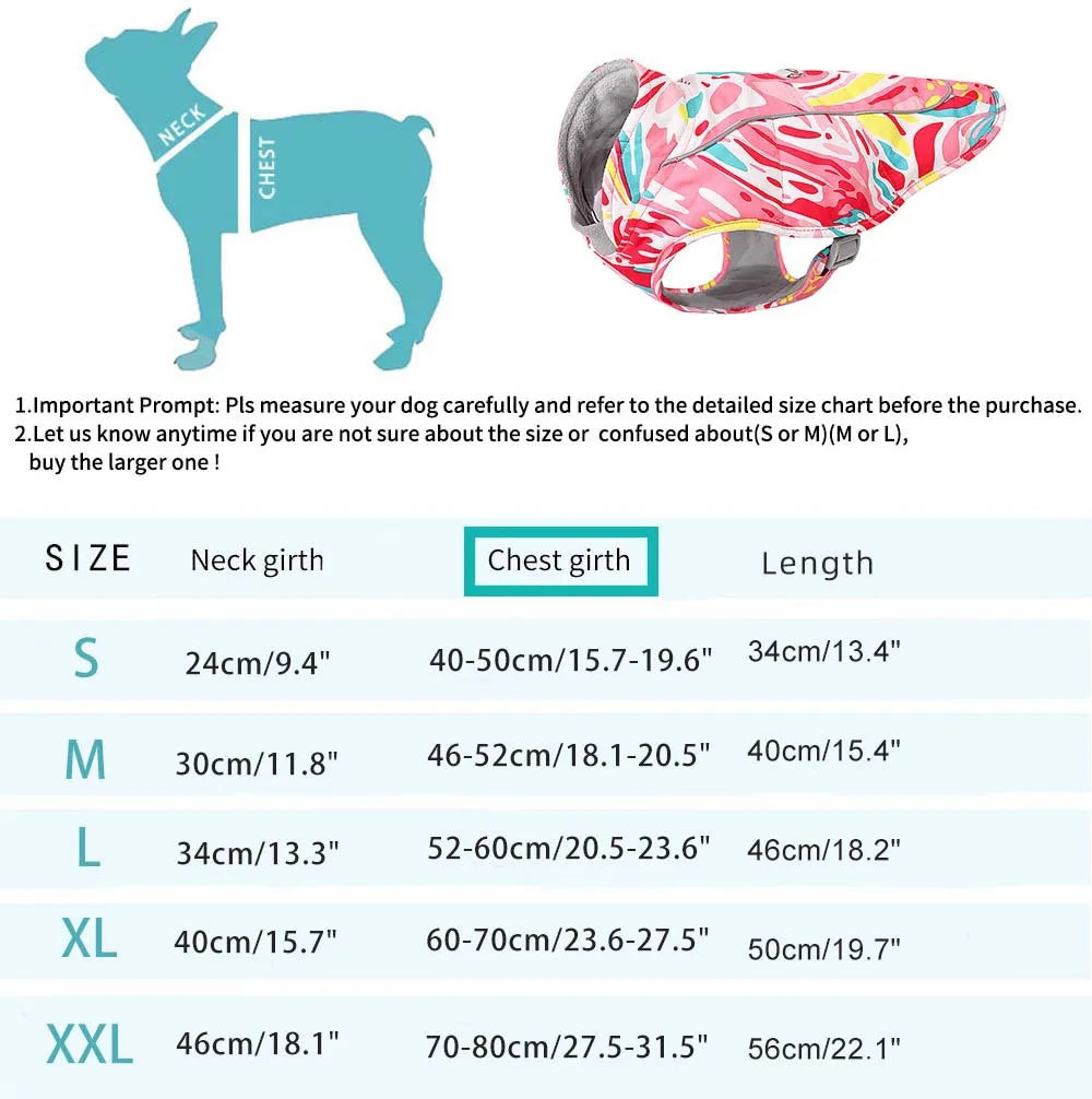 2022 New Winter Pet Dog Jacket Vest Harness Waterproof Reflective Dogs Clothing Coat Warm Outfits Pet Clothes Vest with Leash
